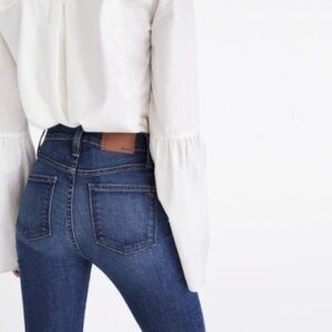 MADEWELL skinny high rise jeans - used! With wear